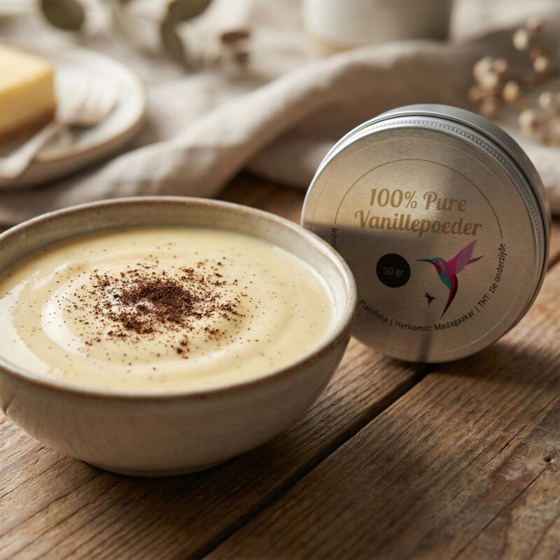 Custard met Vanillepoeder