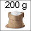200 gram zout