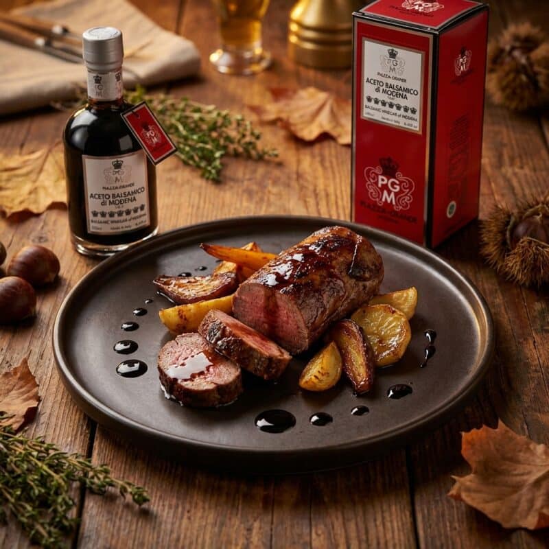 Biefstuk met Piazza Grande Balsamico 7 kronen 15 jaar