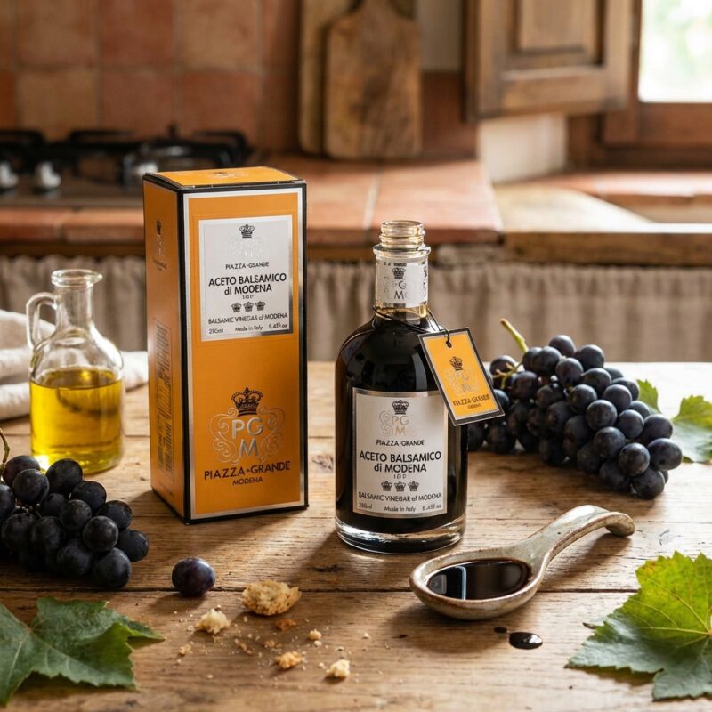 Sfeerfoto Piazza Grande balsamico 3 kronen 7 jaar