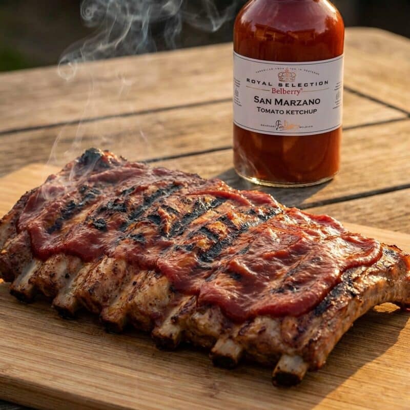 Spare Ribs met Tomaten Ketchup