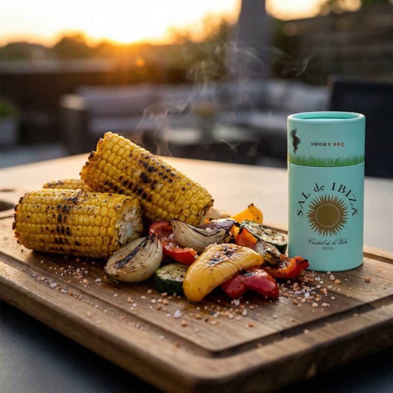 Gegrilde Groente met Zuiver Zeezout met Smokey BBQ Mix