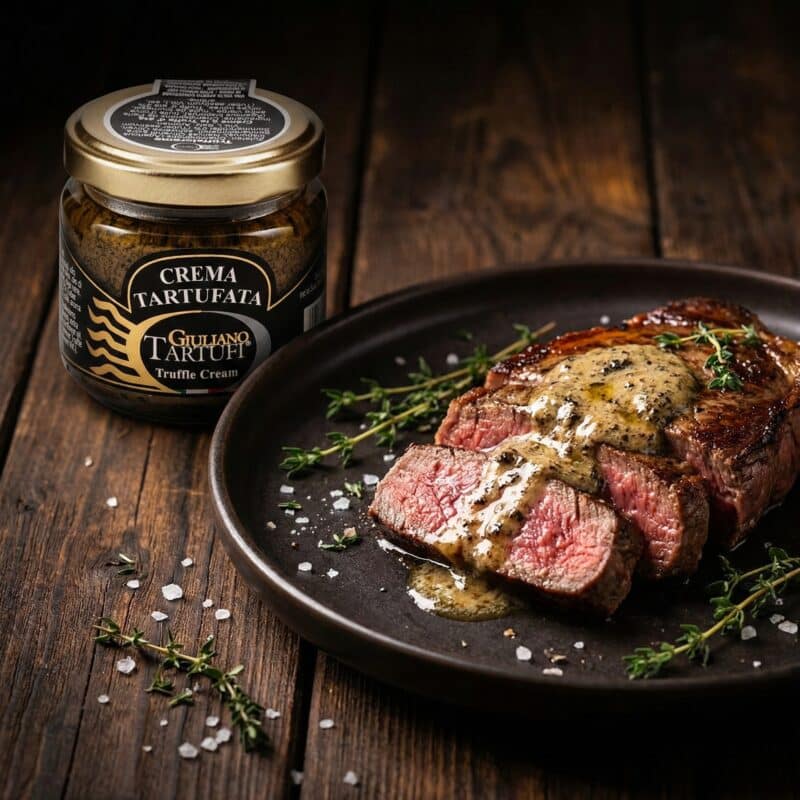 Steak met Truffelcreme