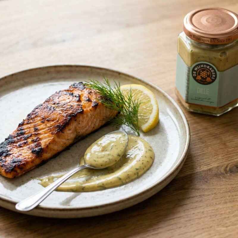 Zalm met Dille Mosterd