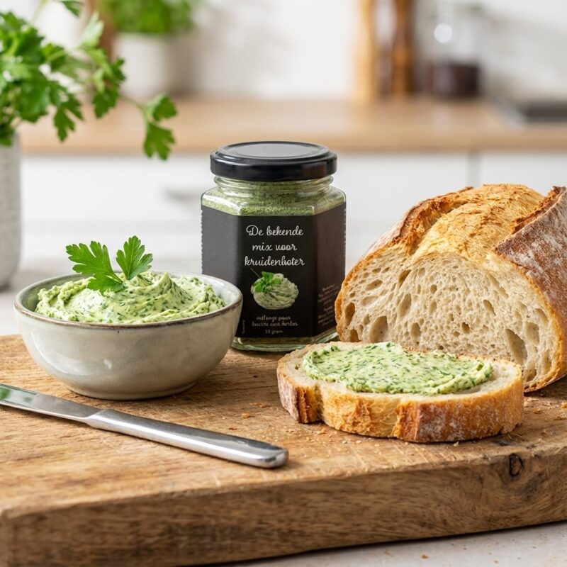 stokbrood met kruidenboter van Voets Kruidenbotermix