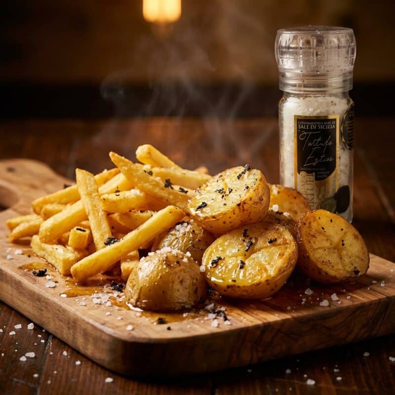 Aardappeltjes met Truffelzout