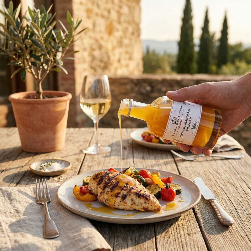 Gegrilde kip met Mandarijn Azijn