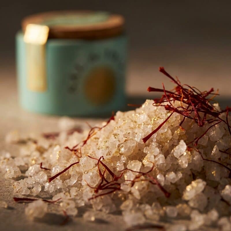 Closeup Fleur de Sel Saffraan