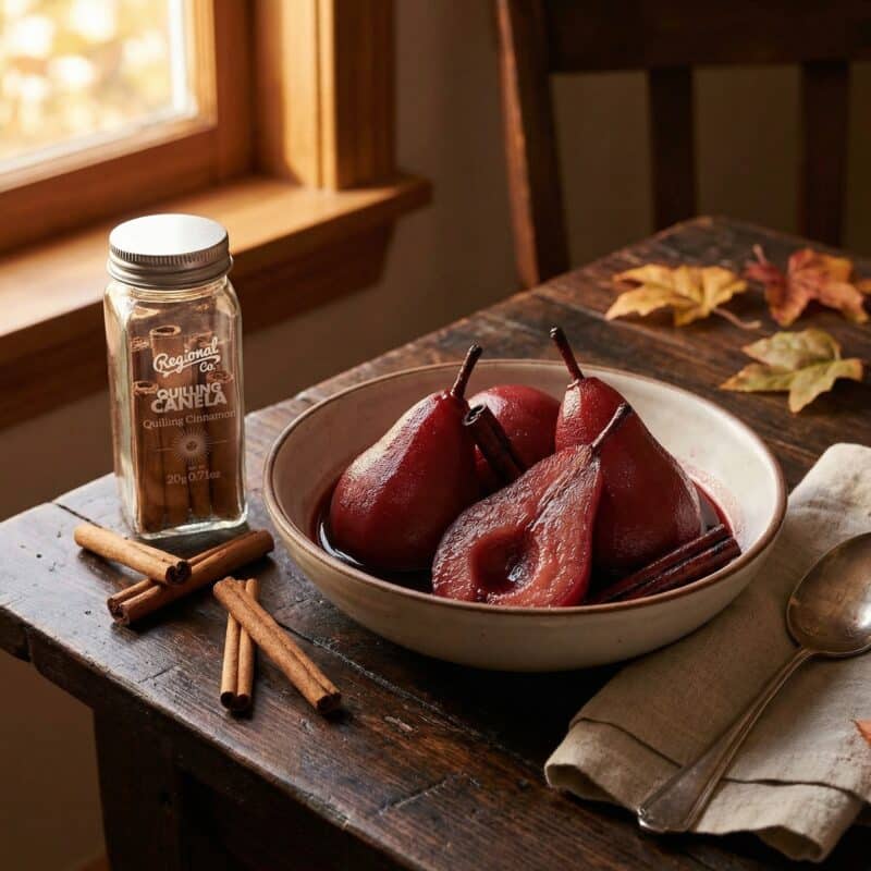 Stoofpeertjes met kaneel