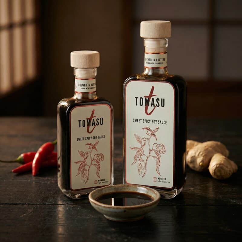 Flesjes Tomasu Sweet Spicy Sojasaus