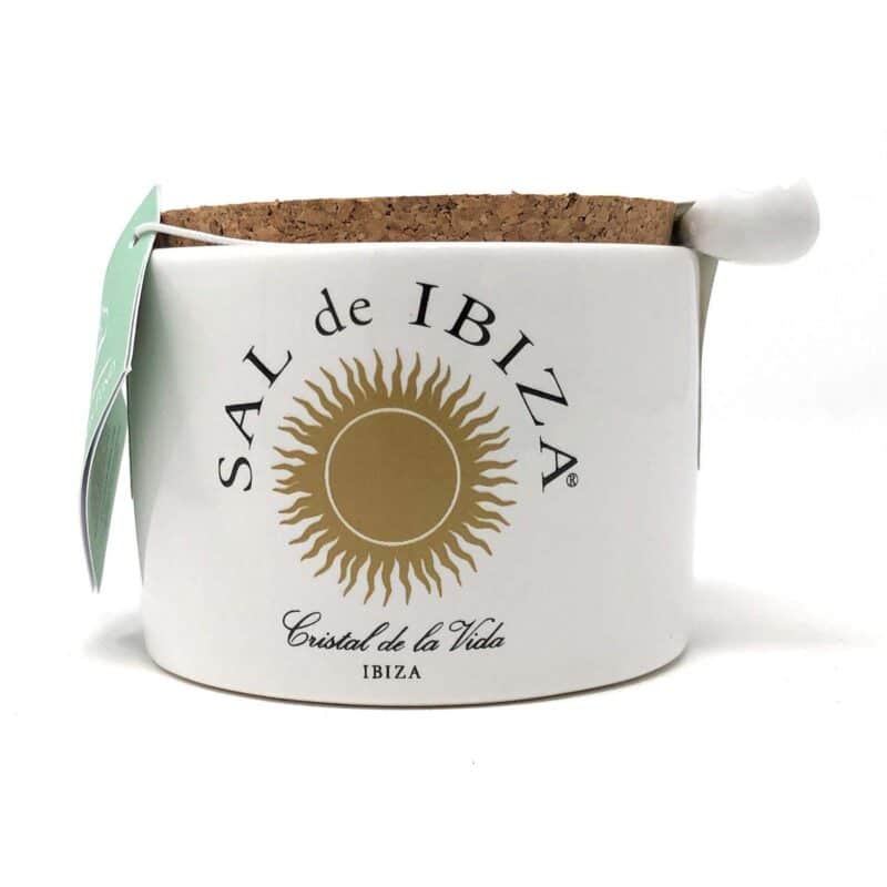 Sal de Ibiza Fleur de Sel Keramische Pot Wit Limited Edition
