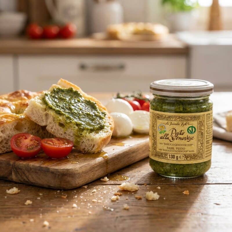 Groene Pesto met Brood