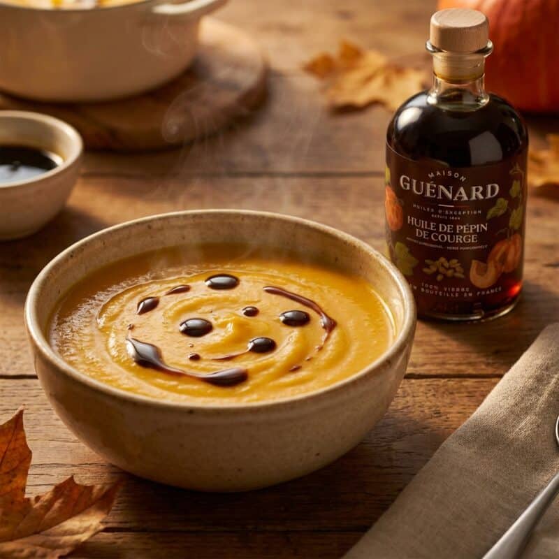 Soep met Pompoenpitolie