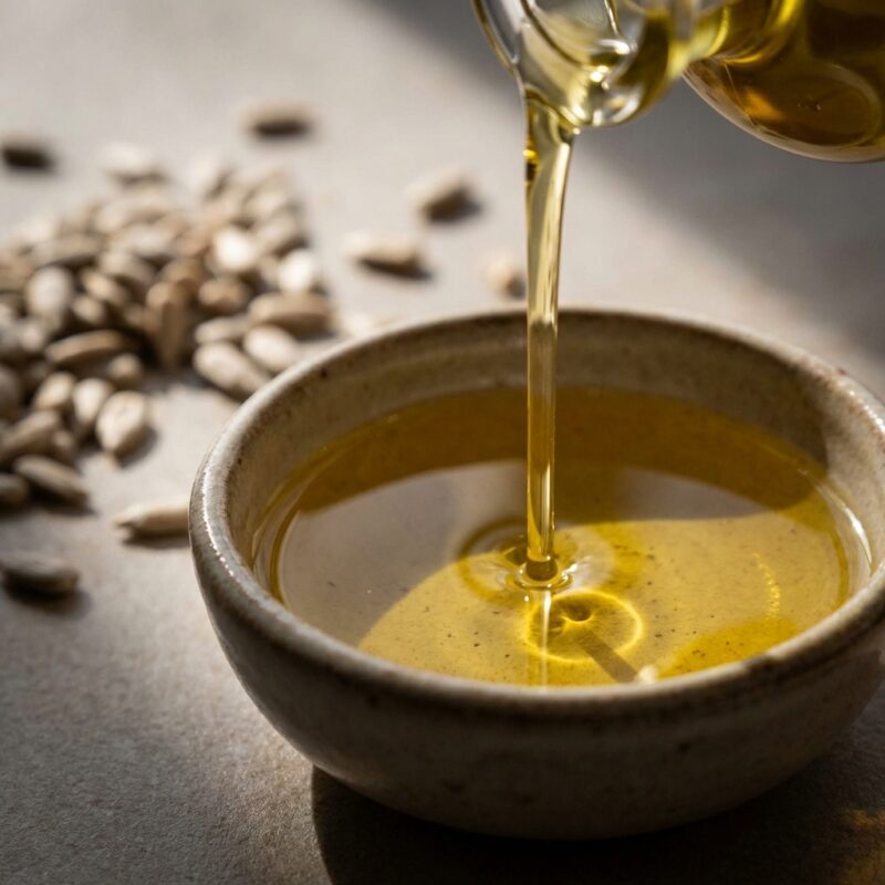 Zonnebloemolie Close Up