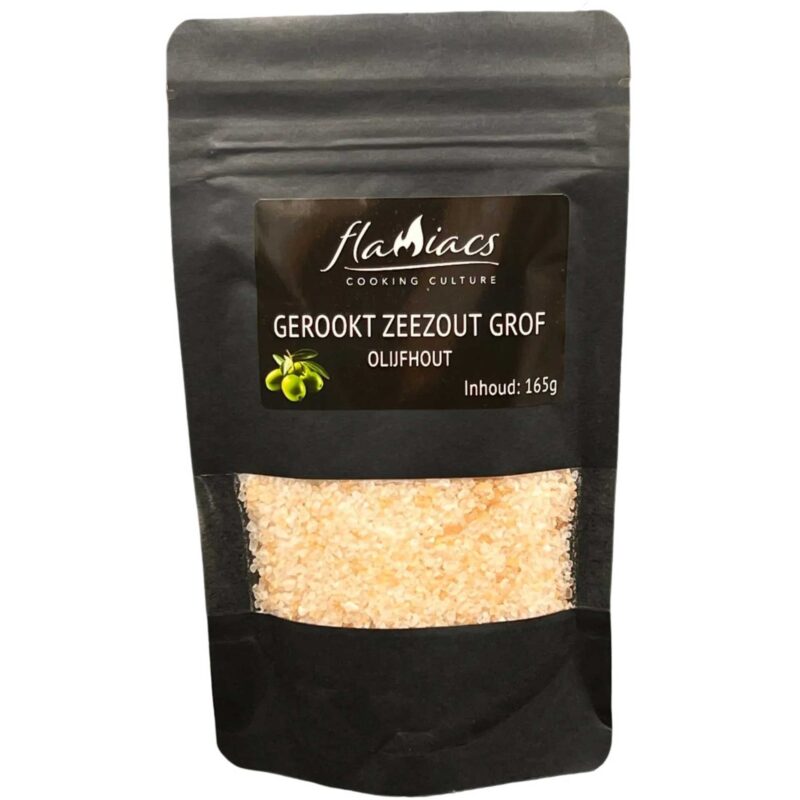Gerookt Zeezout Grof Olijfhout