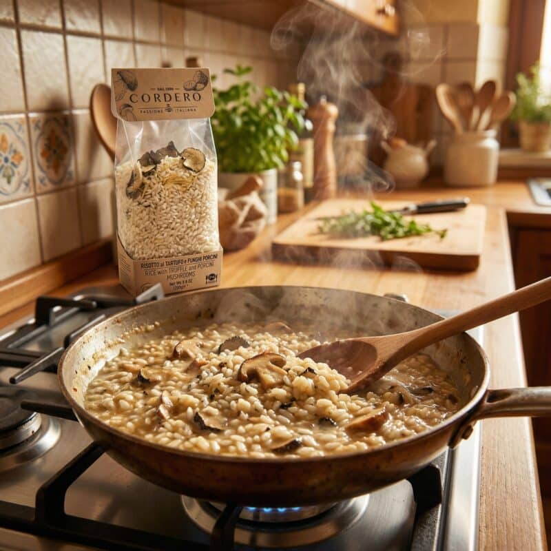 Bereiding Truffelrisoto