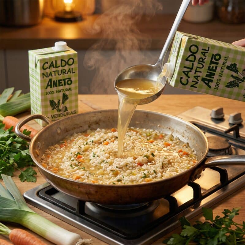Risotto met Groentebouillon