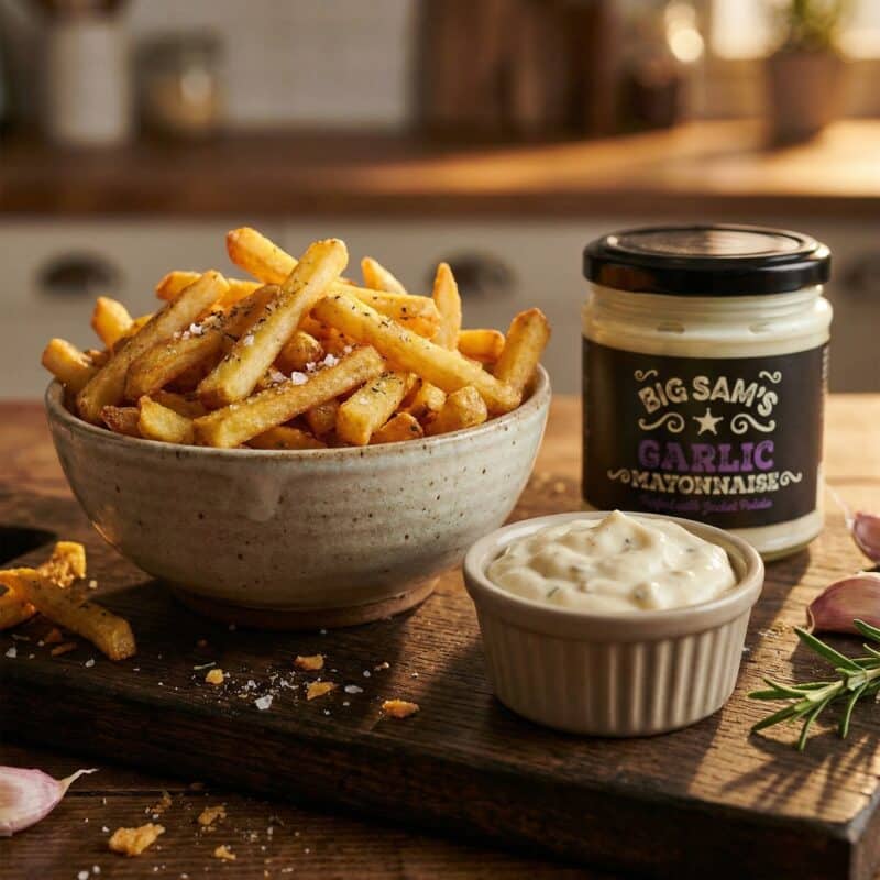 Friet met Knoflookmayonaise