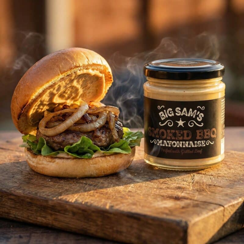 Hamburger met Smoked BBQ Mayonaise