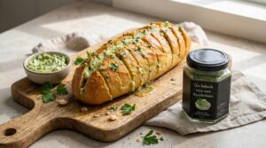 Kruidenboter stokbrood uit de oven