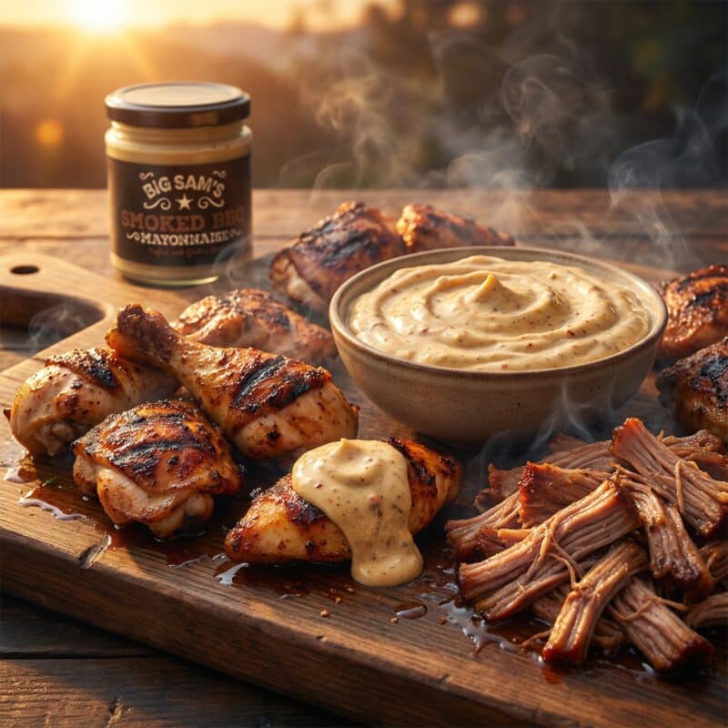 Mixed Grill met Smoked BBQ Mayonaise