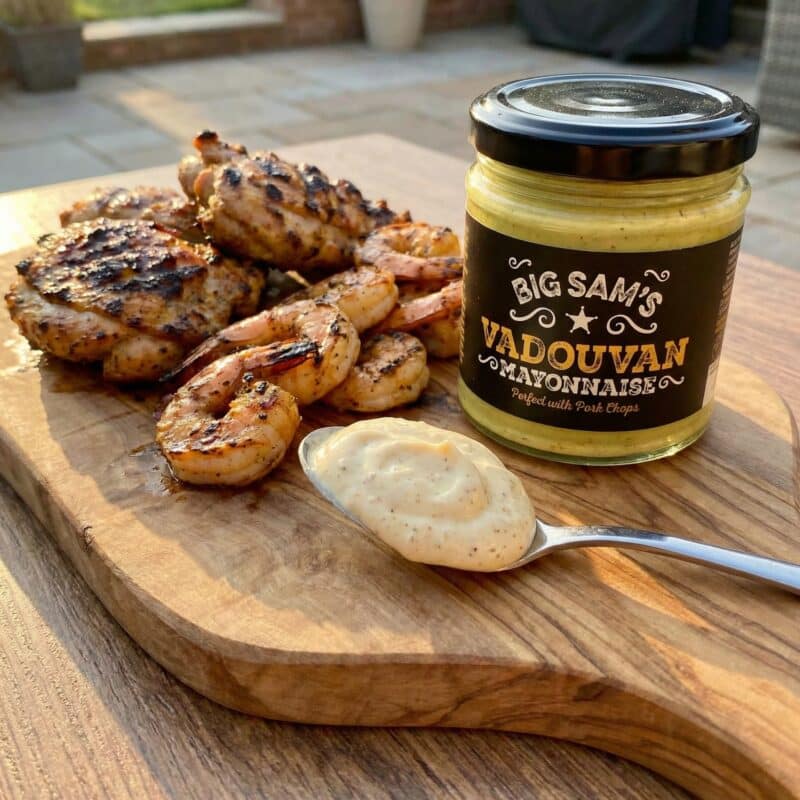 Vlees met Vadouvan Mayonaise