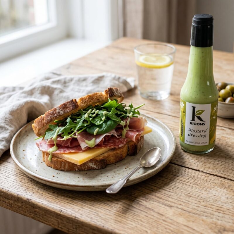 Broodje met Mosterd Dressing