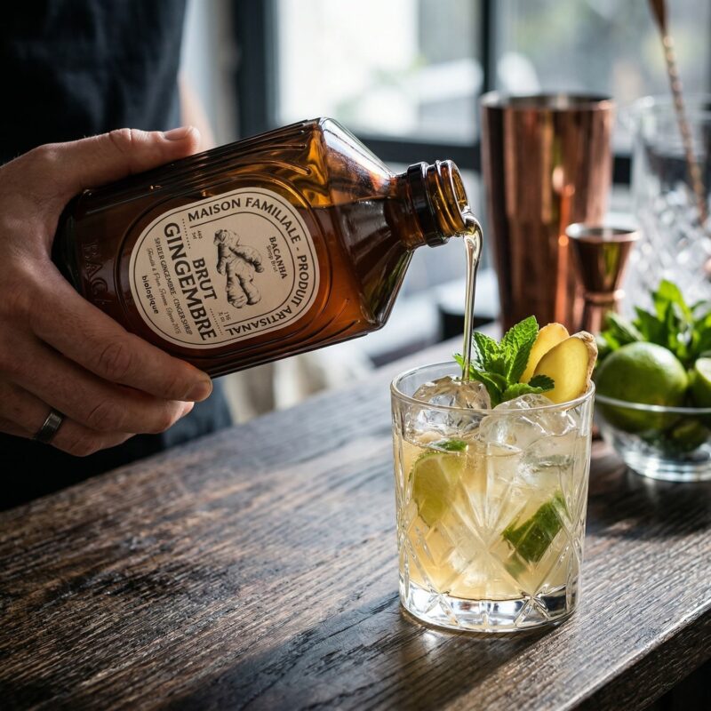 Cocktail met Gember Siroop