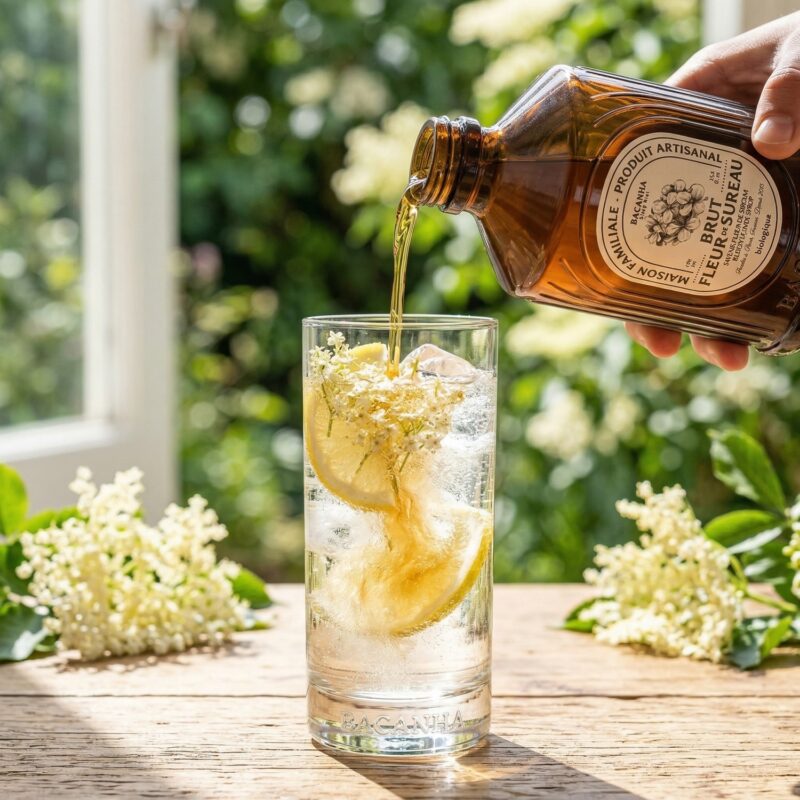 Frisse Limonade met Vlierbloesem Siroop