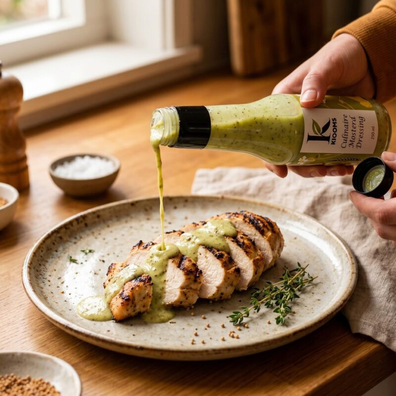 Gegrilde kip met Mosterd Dressing