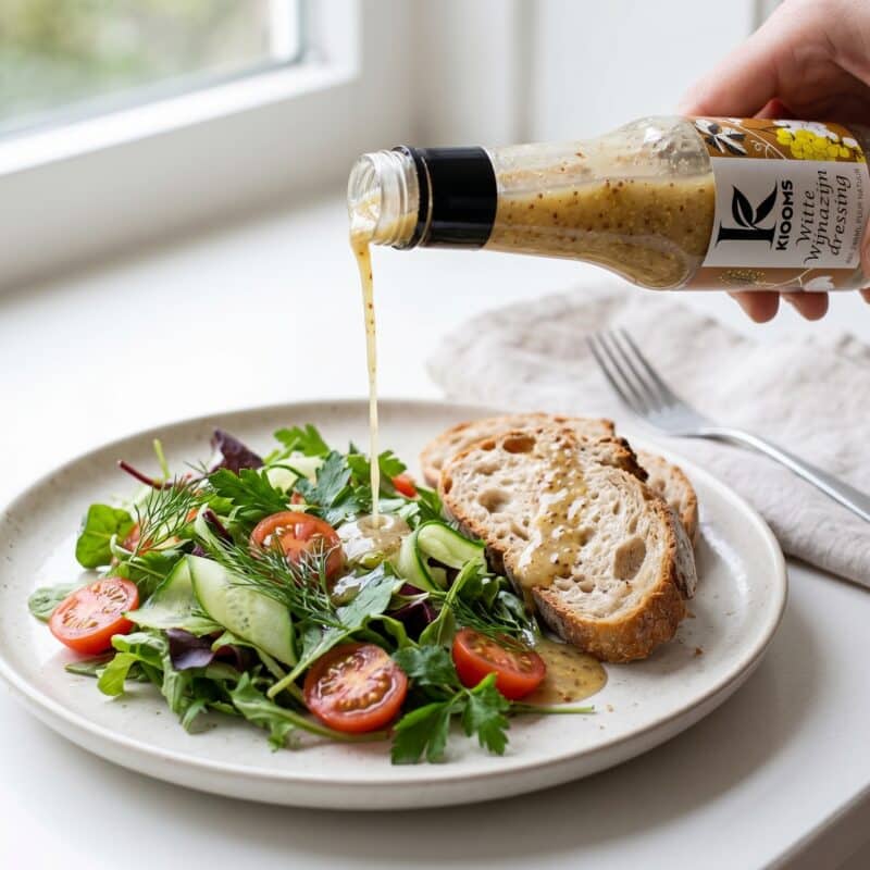 Groene salade met Witte Wijn Dressing