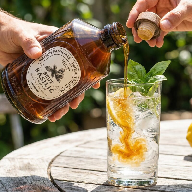 Limonade met Basilicum Siroop