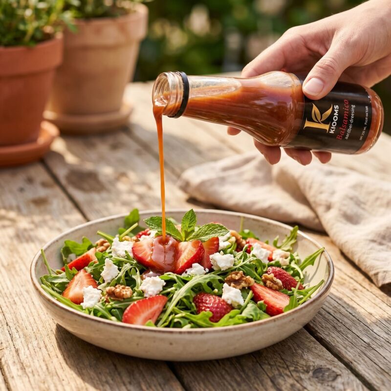 Salade met Balsamico Aardbei Dressing