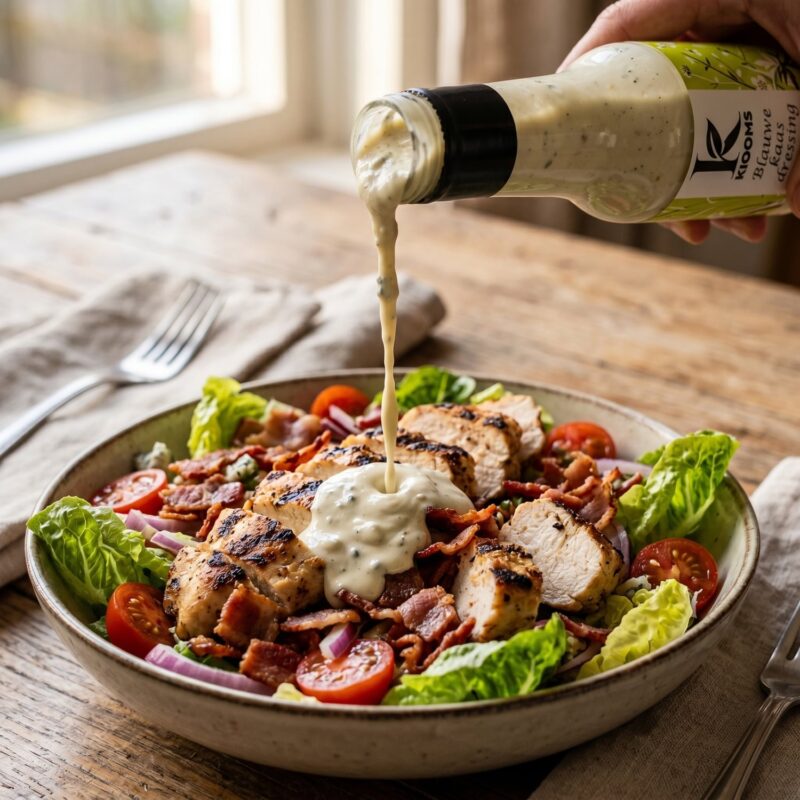 Salade met Blauwe Kaas Dressing