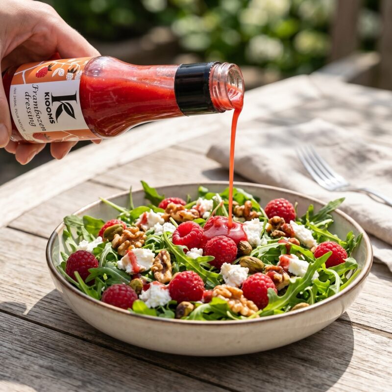 Salade met Frambozen Dressing